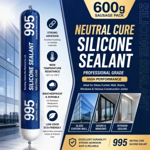 Weather-Resistant Neutral Silicone Sealant for Ventilation Ducts