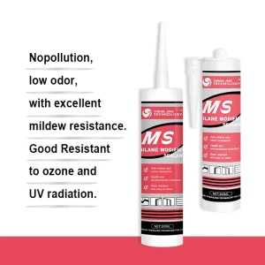 Weather-Resistant Silicone Sealant for Construction and Packing Applications with Modified Silane Technology