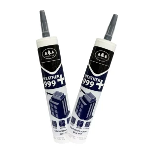 Weatherproof Black White Neutral Cure Silicone Sealant for Wall Panel Glass Installation Outdoor Use