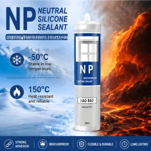 Weatherproof Neutral Silicone Sealant Non-Corrosive for Engineering Projects