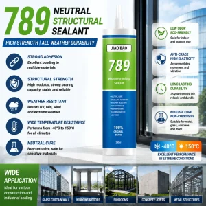 Weatherproof Non-Corrosive Neutral Silicone Sealant for Engineering Projects
