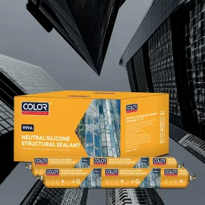 Weatherproof Structural Silicone Sealant for Curtain Walls and Buildings, Custom Color, 12-Month Shelf Life