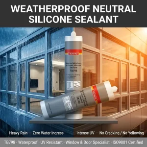 Weatherproof Waterproof TB798 Neutral Silicone Sealant for Building Windows and Doors