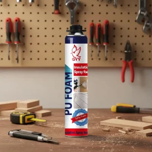 White 750ml PU Foam Sealant for Thermal Insulation and Construction