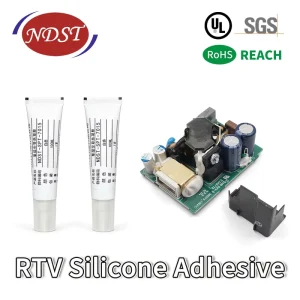 White Acetic One Component Liquid Silicone Sealant 300ml Thermal Shockproof for Electronics Semiconductor Construction
