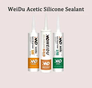 White Acid-Cure Oil-Based Multipurpose Silicone Sealant for Construction and Woodworking