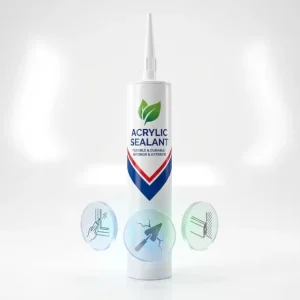White Acrylic Caulk Adhesive for Wall Sealing