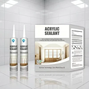 White Acrylic Sealant for Insulating Glass, Construction, Bonding, Paint and Transportation