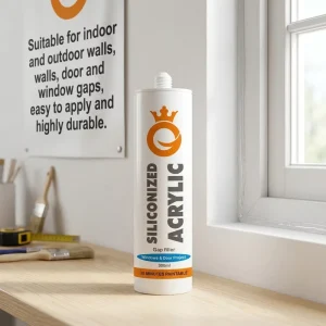White Acrylic Siliconized Mastic Waterproof Sealant for Doors and Windows