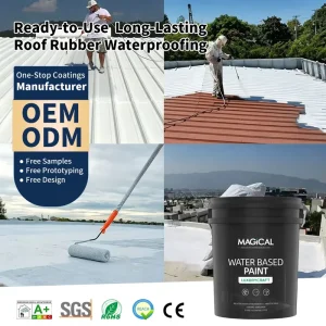 White Acrylic Water-Based Architectural Roof Sealant Waterproof Coating