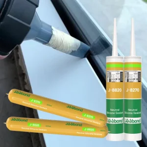 White Neutral Waterproofing Sealant for Glass, Transparent Silicone Glue, OEM Construction Use