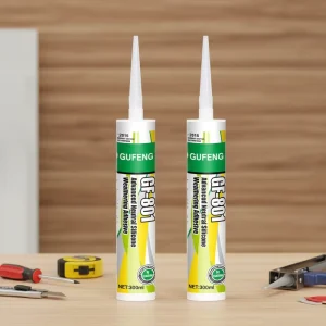 White Neutral Weather Resistant Waterproof General Purpose Silicone Sealant for Construction Use Cartridge
