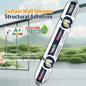White-Oil-Free Structural Silicone Sealant for Curtain Walls, Flexible Sealing, Large Displacement