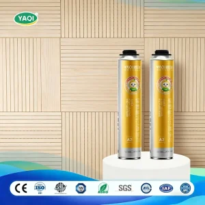 White One-Component Polyurethane Foam Spray Construction Adhesive and Insulation Sealant
