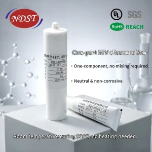 White One-Component Thermal Conductive Flame-Retardant High-Temperature Silicone Sealant Adhesive for Electronic Potting