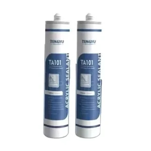 White Paintable Water-Based Fast-Drying Acrylic Caulk Gap Filler for Exterior Use