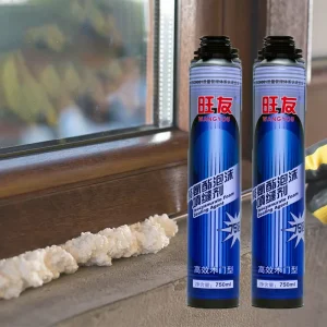 White Polyurethane PU Foam Sealant for Door and Window Construction