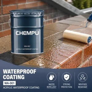 White Polyurethane Waterproof Roof Coating Leak Repair Weatherproof Seal Coating Membrane