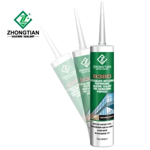 White Silicone Engineering Glue Sealant Weatherproof Water Mold Acid Alkali Resistant for Construction