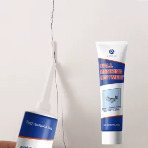 White Wall Repair Paint for Cracks and Caulking with Brush Application for Interior and Exterior Use