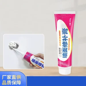 White Waterproof Anti-Mildew Wall Repair Paste for Nail Holes and Cracks, Paintable