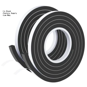 White and Black EVA Foam Windproof Waterproof Single- and Double-Sided Adhesive Seal Tape