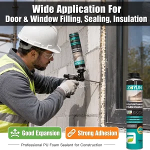 Winter Resistant High Expansion PU Foam Sealant Fast Curing Waterproof Construction Insulation for Woodworking Cold Weather