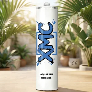 XMC399 Aquarium Safe Silicone Sealant Clear Acidic Glass Glue for Fish Tank and Sanitary Sealing
