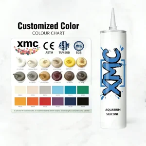 XMC399 Aquarium Silicone Sealant Fish-Safe Fast-Curing Clear Acetic Adhesive for Glass Tank Construction