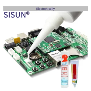 XS1110W RTV Silicone Sealant One-Component Silicone Rubber Adhesive Glue for Electronics PCB Bonding Glass Sealant