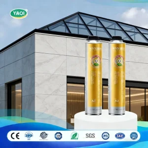Yaqi Expanding Polyurethane Foam One Component Insulation Construction Sealant Liquid for Walls and Roofs