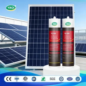 Yaqi GP General Purpose Weatherproof One Component Neutral Low VOC UV Resistant Silicone Sealant for Solar Woodworking
