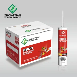 ZT-9800 White Multifunctional Aquarium Silicone Sealant for Fish Tank Construction