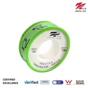 Zhongxin Brand OEM High Density PTFE Pipe Joint Sealant 12mm 5 50m PTFE Thread Seal Tape